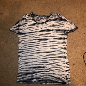 Black tie dye shirt